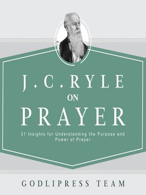 cover image of J. C. Ryle on Prayer